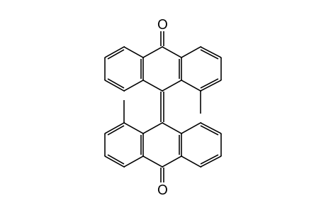 1,1'-DIMETHYL[DELTA^9^,^9^'^(^1^0^H^,^1^0^'^H^)-BIANTHRACENE]-10,10'-DIONE