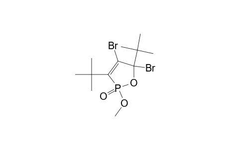 (E)-4,5-DIBROMO-3,5-DI-TERT.-BUTYL-2-METHOXY-1,2-OXAPHOSPHOL-3-ENE-2-OXIDE