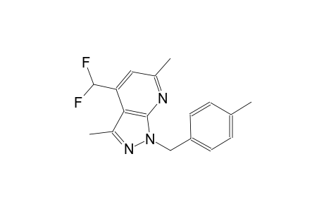 1H-pyrazolo[3,4-b]pyridine, 4-(difluoromethyl)-3,6-dimethyl-1-[(4-methylphenyl)methyl]-