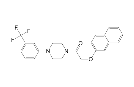 2-(2-Naphthalenyloxy)-1-[4-[3-(trifluoromethyl)phenyl]-1-piperazinyl]ethanone