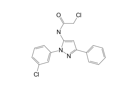 5-(2-Chloroacetylamino)-1-(3-chlorophenyl)-3-phenylpyrazole