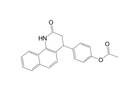 4-(2-oxo-1,2,3,4-Tetrahydrobenzo[H]quinolin-4-yl)phenyl acetate