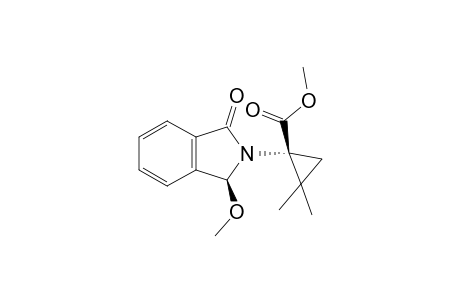 Methyl (1R,3'S)-2,2-dimethyl-1-(2,3-dihydro-3-methoxy-1-oxo-1H-isoindol-2-yl)cyclopropanecarboxcylate