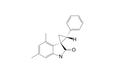 (1S,2R)-4',6'-dimethyl-2-phenylspiro[cyclopropane-1,3'-indolin]-2'-one