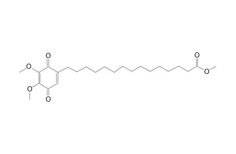 Methyl 15-(5,6-dimethoxy-1,4-benzoquinon-2-yl)pentadecanoate