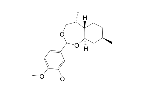 5-((5R,5as,8R,9ar)-5,8-Dimethyloctahydrobenzo[D][1,3]dioxepin-2-yl)-2-methoxyphenol