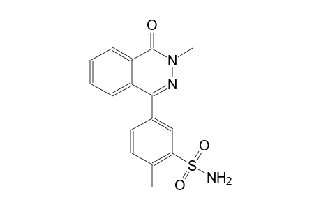 2-methyl-5-(3-methyl-4-oxo-3,4-dihydro-1-phthalazinyl)benzenesulfonamide