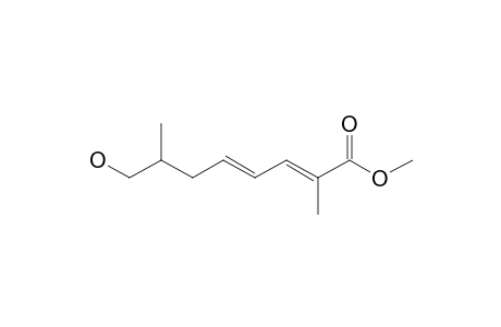 (2E,4E)-2,7-Dimethyl-8-hydroxyoctadienoic acid methyl ester