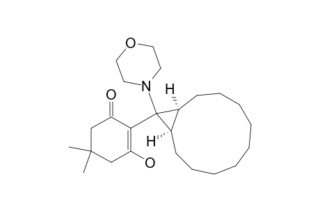 2-Cyclohexen-1-one, 3-hydroxy-5,5-dimethyl-2-[12-(4-morpholinyl)bicyclo[9.1.0]dodec-12-yl]-, stereoisomer