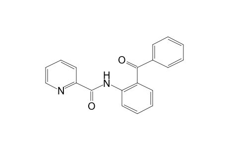 2-Pyridinecarboxamide, N-(2'-benzoylphenyl)-