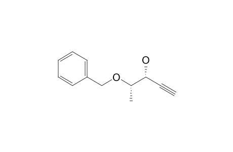 (3R,4S)-4-Benzyloxy-1-pentyn-3-ol