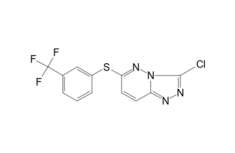 3-CHLORO-6-[(alpha,alpha,alpha-TRIFLUORO-m-TOLYL)THIO]-s-TRIAZOLO[4,3-b]PYRIDAZINE