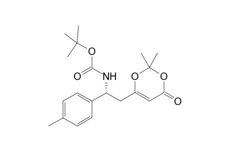 tert-Butyl (R)-(2-(2,2-dimethyl-4-oxo-4H-1,3-dioxin-6-yl)-1-(p-tolyl)ethyl)carbamate