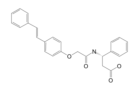 N-(E)-stilbenyloxymethylcarbonyl-b-phenyl-b-alanine