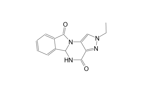 2-ethyl-5,5a-dihydro-2H-pyrazolo[3',4':5,6]pyrimido[2,1-a]isoindole-4,10-dione