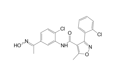 5'-acetyl-2'-chloro-3-(o-chlorophenyl)-5-methyl-4-isoxazolecarboxanilide