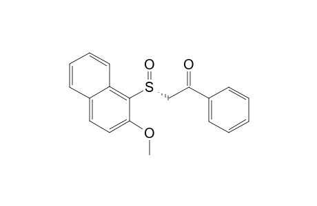 2-(2'-Methoxynaphthyl-1'-sulfinyl)acetophenone