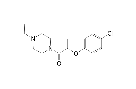 1-[2-(4-Chloro-2-methylphenoxy)propanoyl]-4-ethylpiperazine