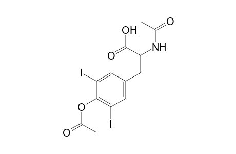 N-acetyl-3,5-diiodo-L-tyrosine, acetate(ester)