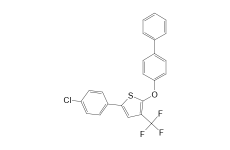 5-(4-CHLOROPHENYL)-2-(4-PHENYLPHENOXY)-3-TRIFLUOROMETHYL-THIOPHENE