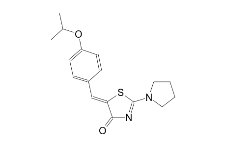 (5Z)-5-(4-isopropoxybenzylidene)-2-(1-pyrrolidinyl)-1,3-thiazol-4(5H)-one