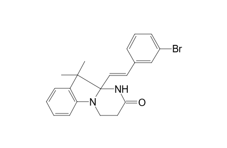 10a-[(E)-2-(3-bromophenyl)ethenyl]-10,10-dimethyl-3,4,10,10a-tetrahydropyrimido[1,2-a]indol-2(1H)-one