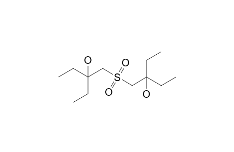 3-[(2-Ethyl-2-hydroxy-butyl)sulfonylmethyl]pentan-3-ol