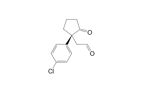 (S)-2-(1-(4-chlorophenyl)-2-oxocyclopentyl)acetaldehyde