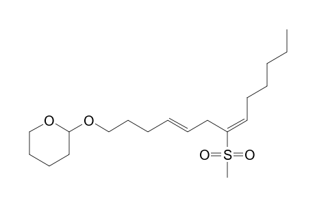 2-[(4E,7E)-7-mesyltrideca-4,7-dienoxy]tetrahydropyran
