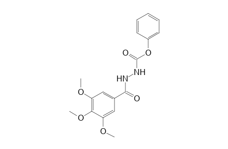 3,4,5-trimethoxybenzoic acid, 2-carboxyhydrazide, phenyl ester