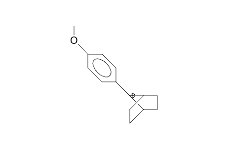 7-(4-Methoxy-phenyl)-bicyclo(2.2.1)heptan-7-yl cation