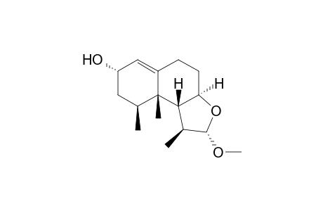 ARMATIN-C;12-ALPHA-METHOXY-(7-ALPHA-H)-LEMNAL-1-(10)-EN-2-ALPHA-OL