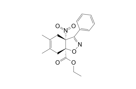 (3ASR,7ARS)-5,6-DIMETHYL-3A-NITRO-3-PHENYL-3A,4,7,7A-TETRAHYDRO-1,2-BENZISOXAZOLE-7A-CARBOXYLATE