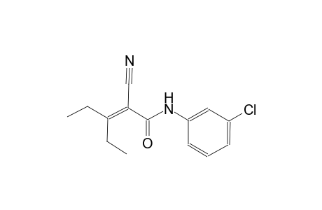 N-(3-chlorophenyl)-2-cyano-3-ethyl-2-pentenamide