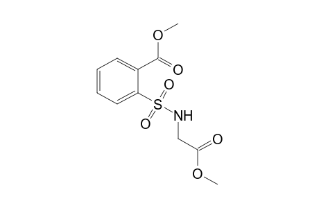 o-[(carboxymethyl)sulfamoyl]benzoic acid, dimethyl ester