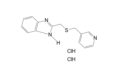 2-{[(3-pyridylmethyl)thio]methyl}benzimidazole, dihydrochloride