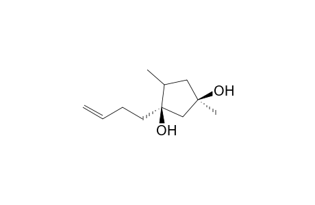 1,4-Dimethyl-3-(3-butenyl)-1,3-cyclopentanediol