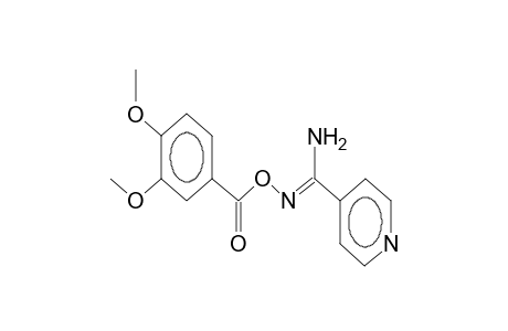 4-[1-(3,4-dimethoxybenzoyloxyimino)-1-aminomethyl]pyridine