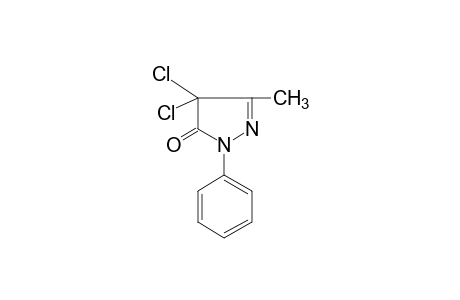 4,4-dichloro-3-methyl-1-phenyl-2-pyrazolin-5-one