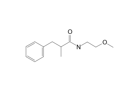 N-(2-methoxyethyl)-2-methyl-3-phenyl-propanamide