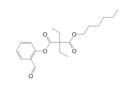 Diethylmalonic acid, 2-formylphenyl hexyl ester