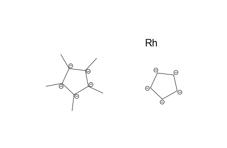 Rhodium, .pi.-cyclopentadienyl(1,2,3,4,5-pentamethyl-1,3-cyclopentadiene)-, exo-