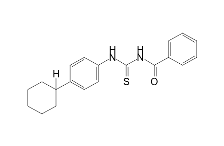 1-benzoyl-3-(p-cyclohexylphenyl)-2-thiourea