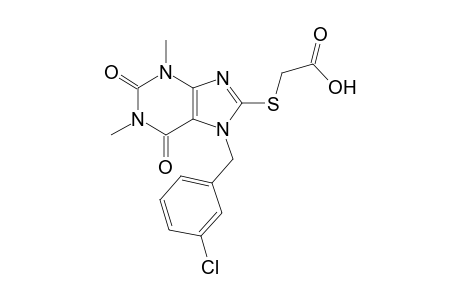 acetic acid, [[7-[(3-chlorophenyl)methyl]-2,3,6,7-tetrahydro-1,3-dimethyl-2,6-dioxo-1H-purin-8-yl]thio]-