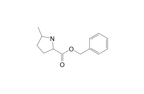 2-Pyrrolidinecarboxylic acid, 5-methyl-, phenylmethyl ester