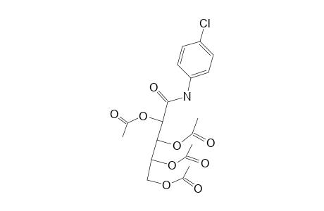 Pentanamide, 2,3,4,5-tetraacetoxy-N-(4-chlorophenyl)-