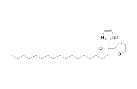 1H-Imidazole-2-methanol, .alpha.-heptadecyl-.alpha.-(tetrahydro-2-furanyl)-, (R*,S*)-