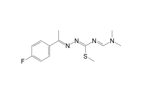 4-[(dimethylamino)methylene]-1-(p-fluoro-alpha-methylbenzylidene)-3-thioisosemicarbazide