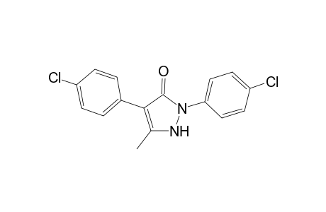 2,4-Bis(4-chlorophenyl)-5-methyl-1,2-dihydro-3H-pyrazol-3-one