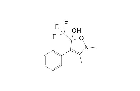 2,3-Dimethyl-4-phenyl-5-(trifluoromethyl)-1,2-oxazol-5-ol